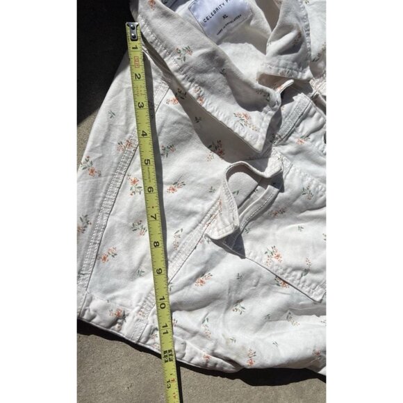 Celebrity Pink Womens XL One Piece Jumpsuit Floral Romper Jumper Button Boho - Picture 10 of 16